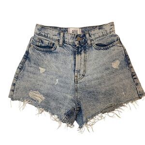 BDG Urban Outfitters Women's Denim Shorts Size 0 24in Blue Acid Wash